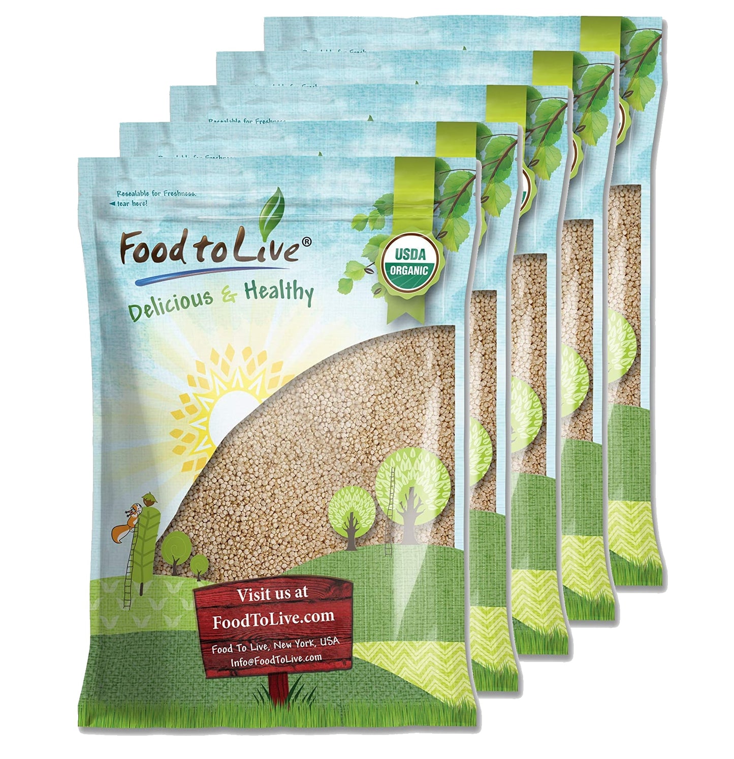 Organic Royal White Quinoa - by Food To Live