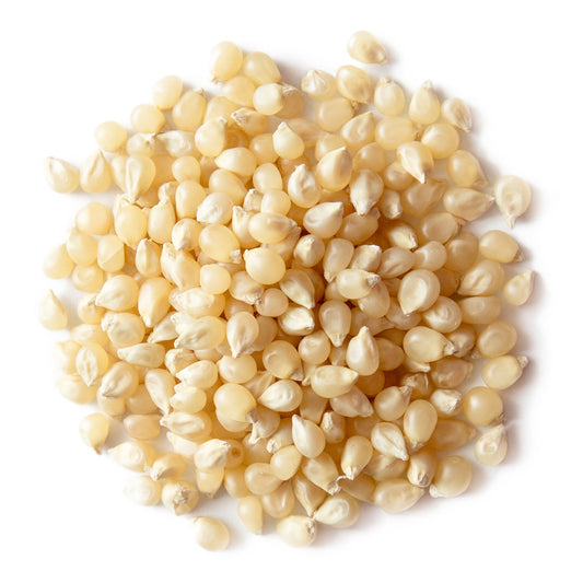 Organic White Popcorn Kernels – USDA Certified. Non-GMO, Vegan, Kosher, Bulk