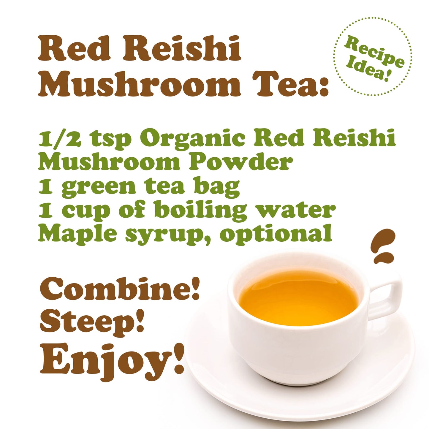 Organic Red Reishi Mushroom Powder - by Food To Live