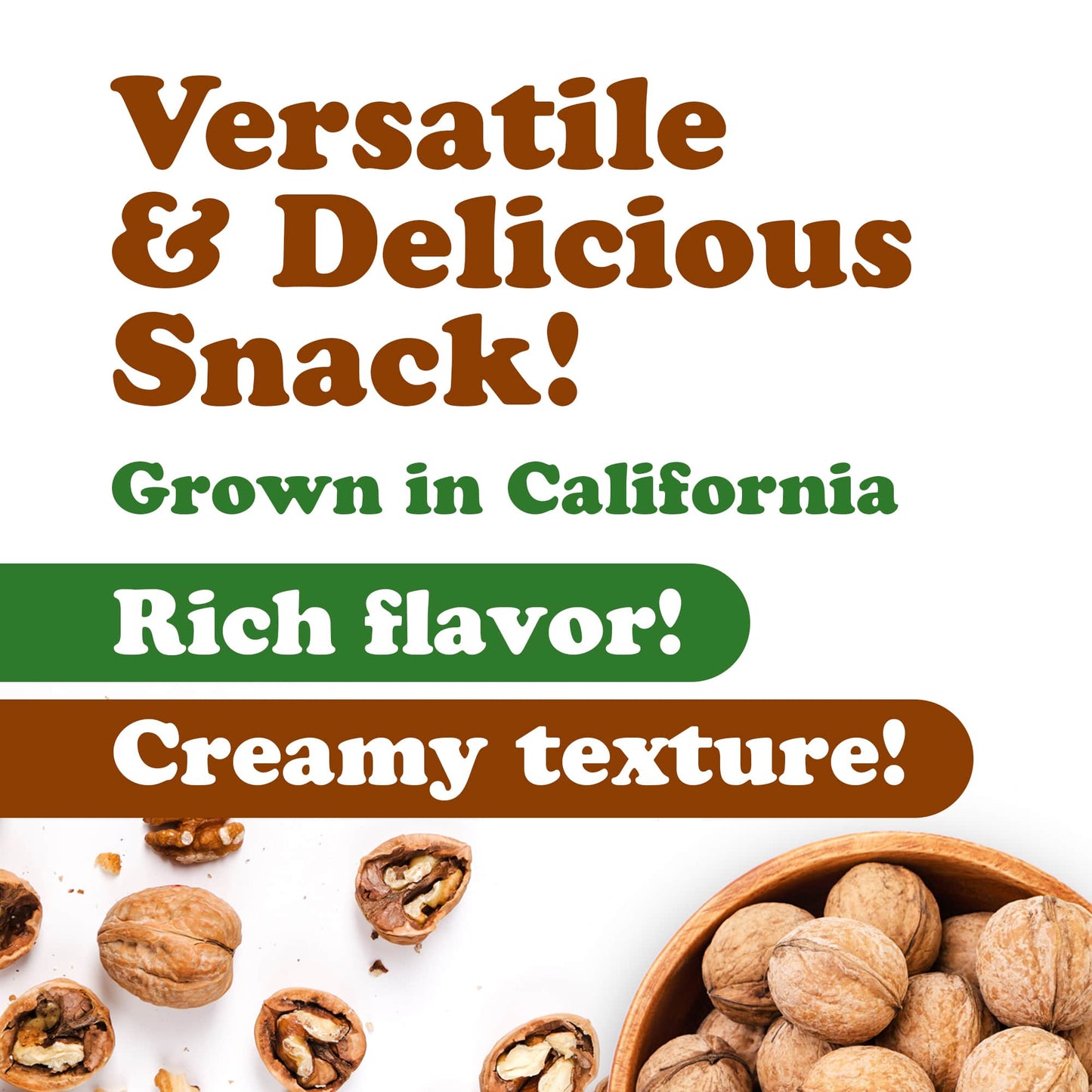 Jumbo Walnuts in Shell - by Food To Live