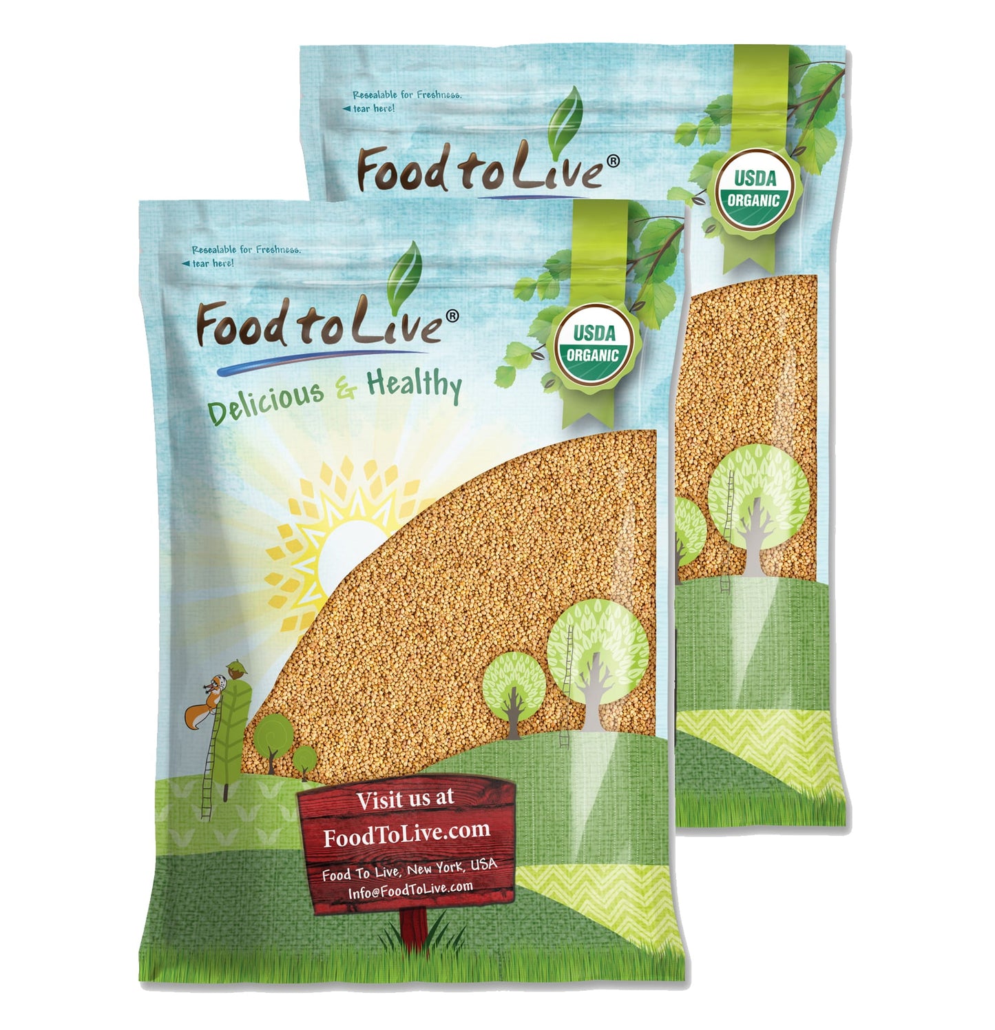 Organic Clover Sprouting Seeds - by Food To Live