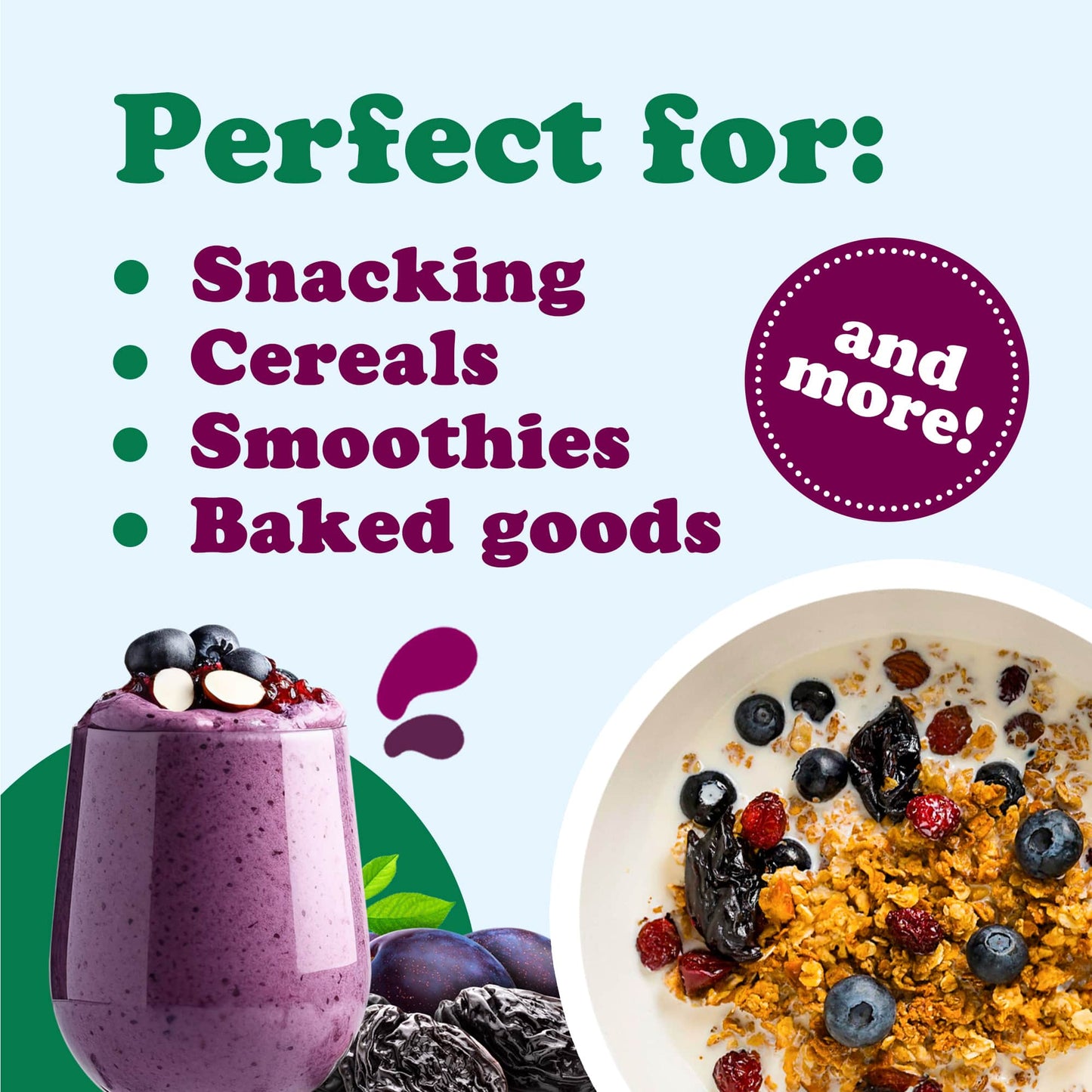 Organic Pitted Prunes - by Food To Live