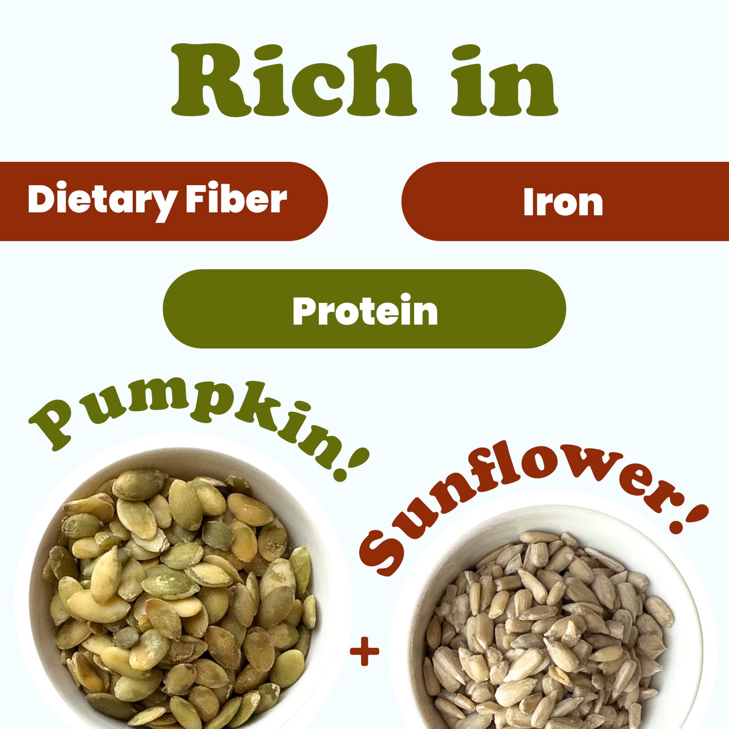 Organic Sprouted Sunflower and Pumpkin Seed Mix with Himalayan Salt - by Food to Live