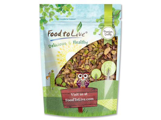 Dry Roasted Pistachio Kernels with Himalayan Salt - by Food To Live