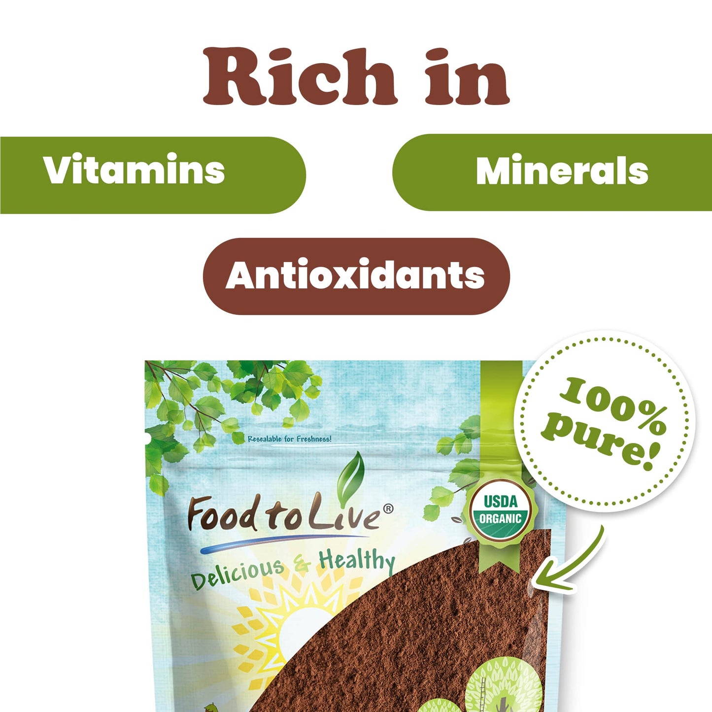 Organic Chaga Mushroom Powder – All Natural Vegan Superfood for Immunity and Holistic Wellness. Rich in Antioxidants and Nutrient-Packed. Non-GMO. 100% Pure. Great for Smoothies. Kosher