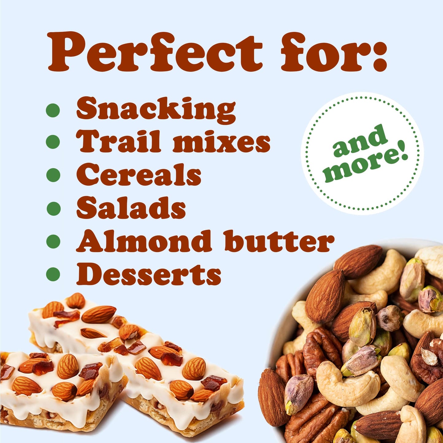 Organic Dry Roasted Almonds - by Food To Live