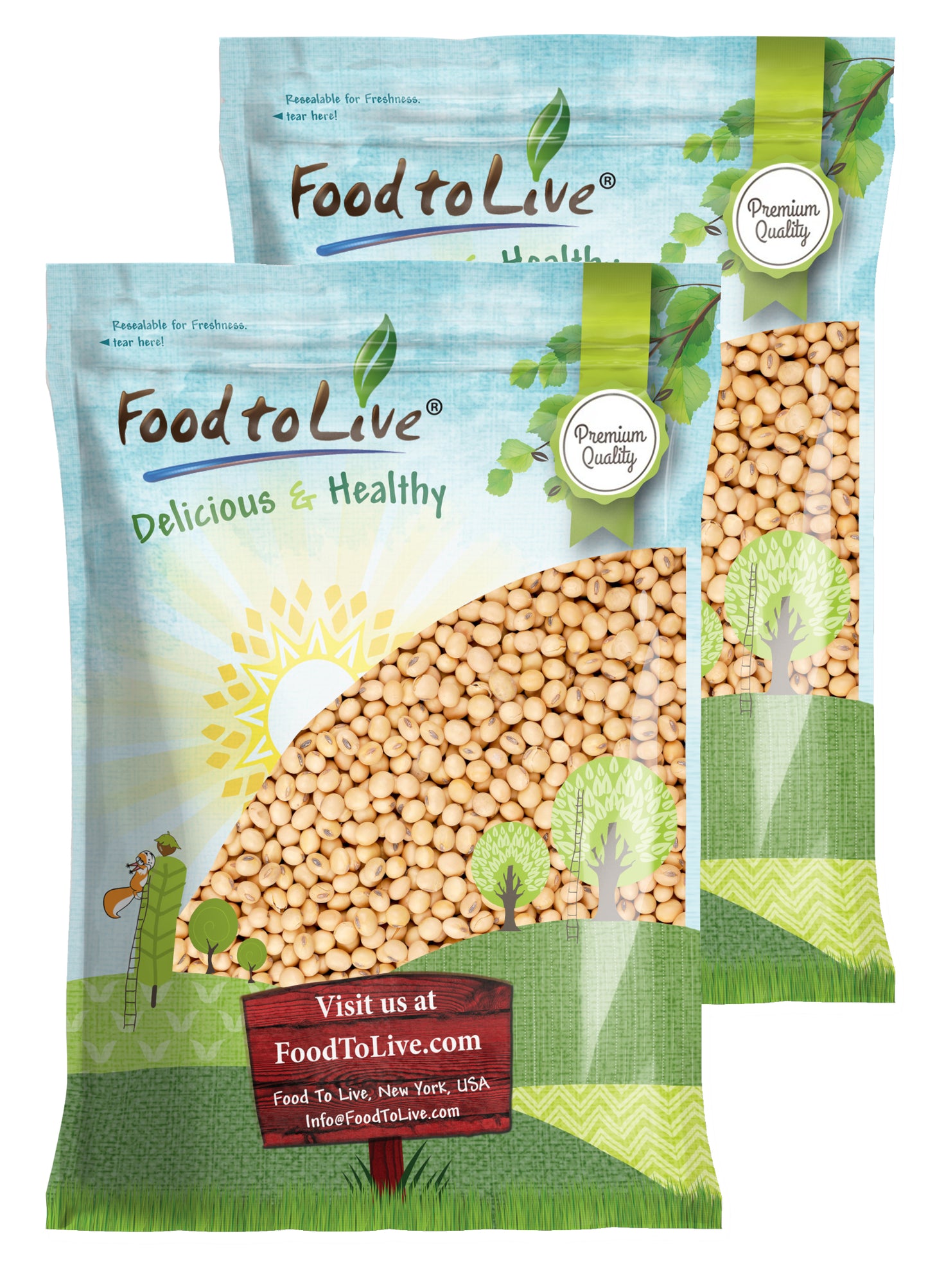 Organic Soybeans – by Food to Live
