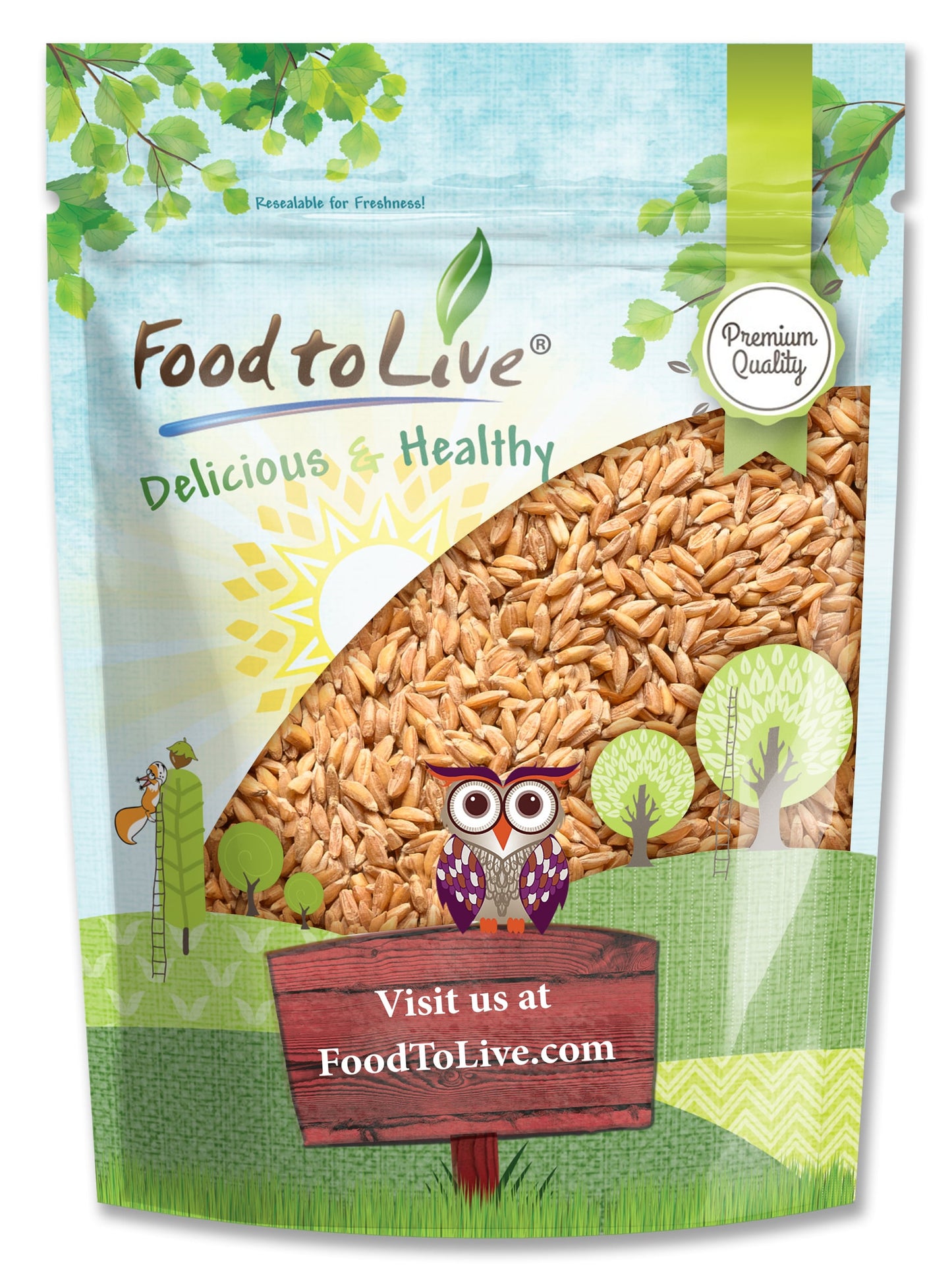 Spelt Berries - by Food To Live