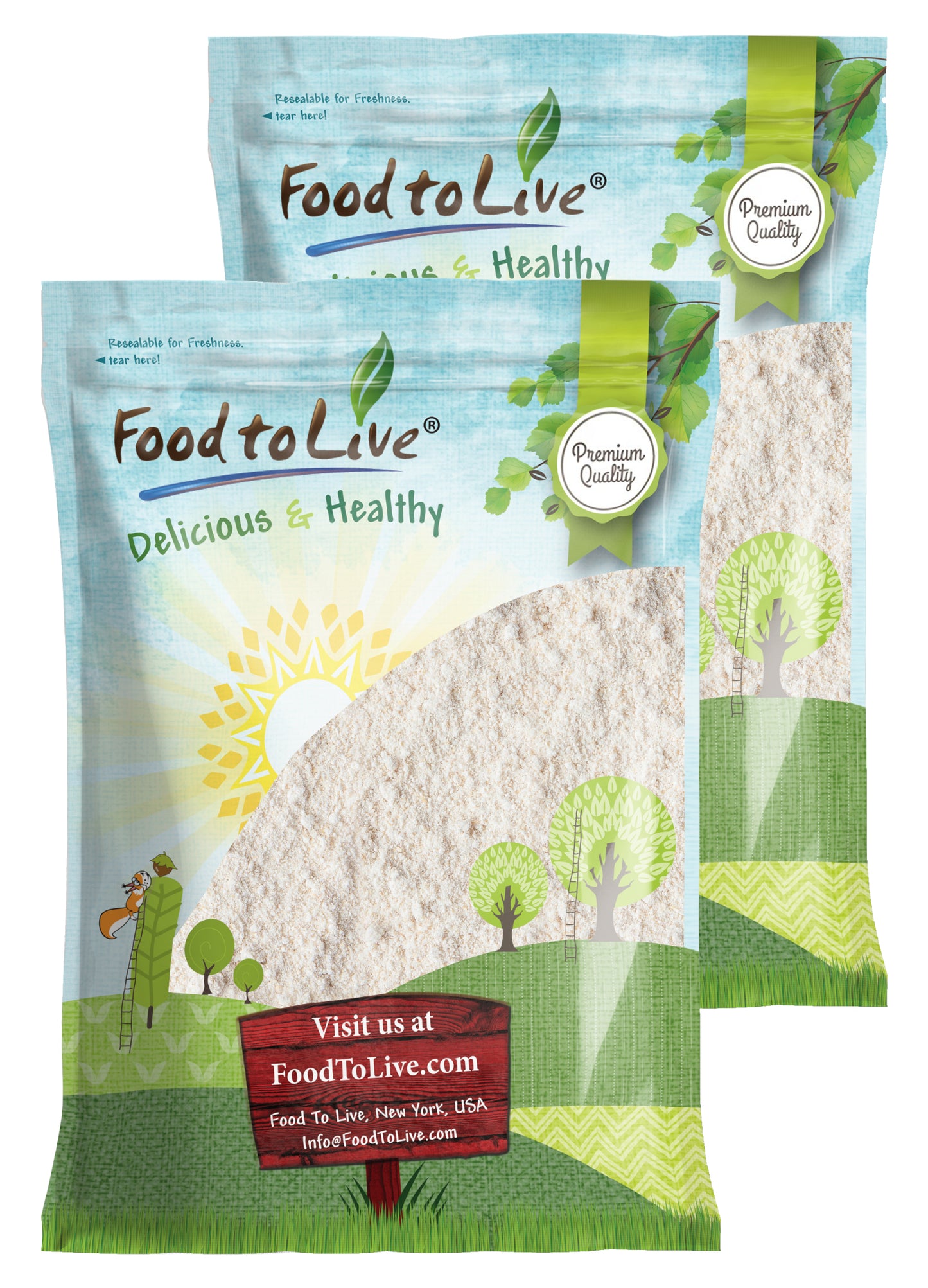 Gluten-Free Organic Whole Grain White Sorghum Flour – by Food to Live