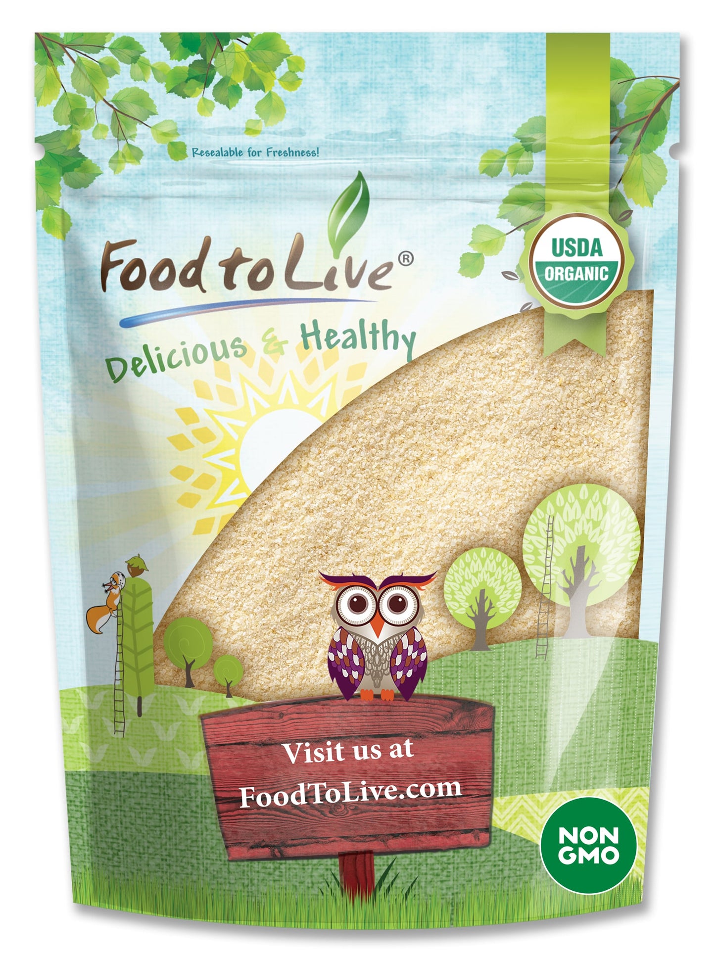Organic Italian Semolina Flour - by Food To Live