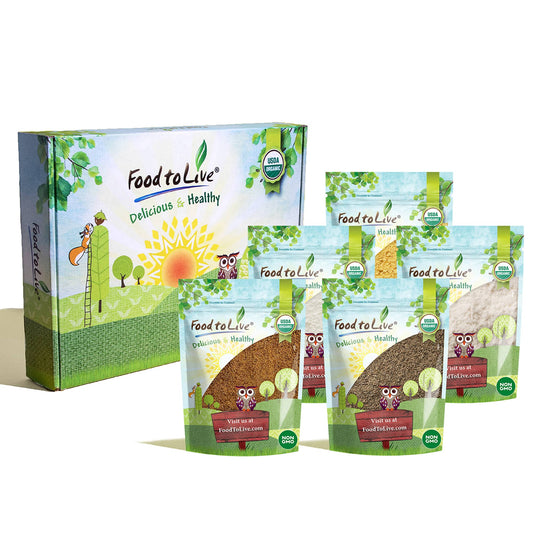 Organic Baking Ingredients in a Gift Box - by Food To Live