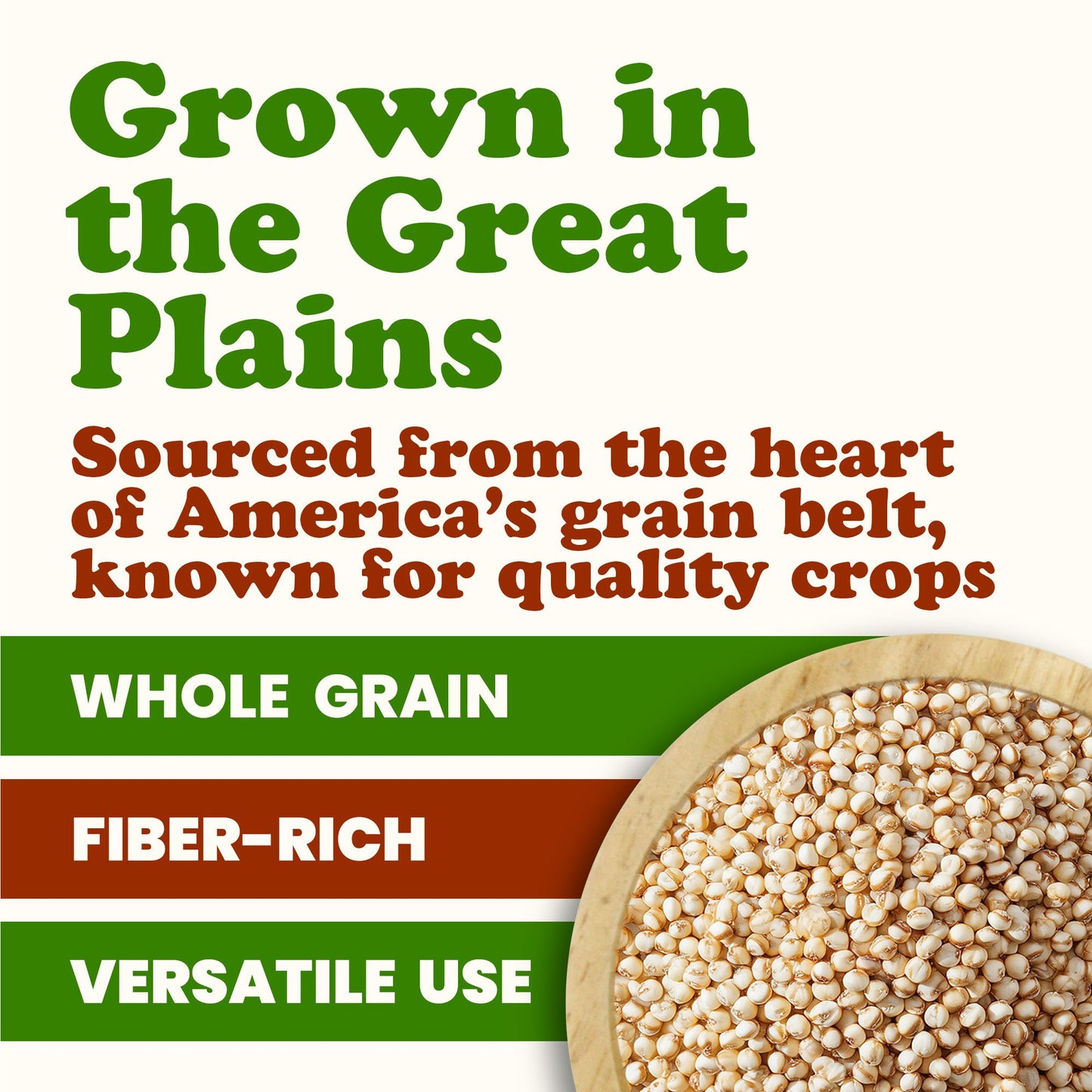 Organic Great Plains White Sorghum Grain - by Food to Live