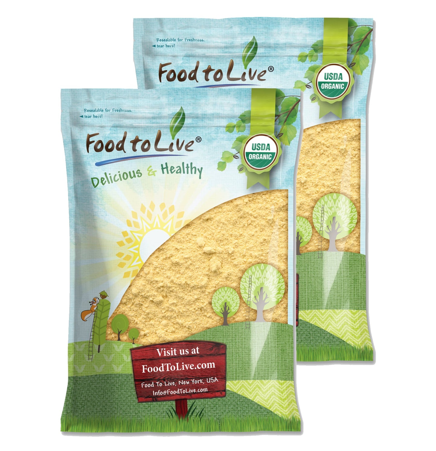 Gluten Free Organic Chickpea Flour - by Food To Live