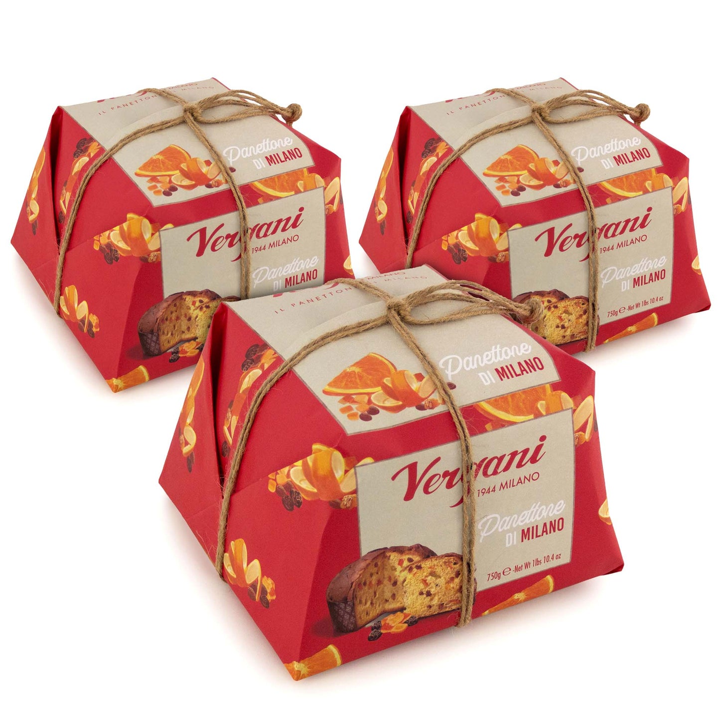 Vergani Classic Panettone - Artisan Holiday Bread, Festive Dessert