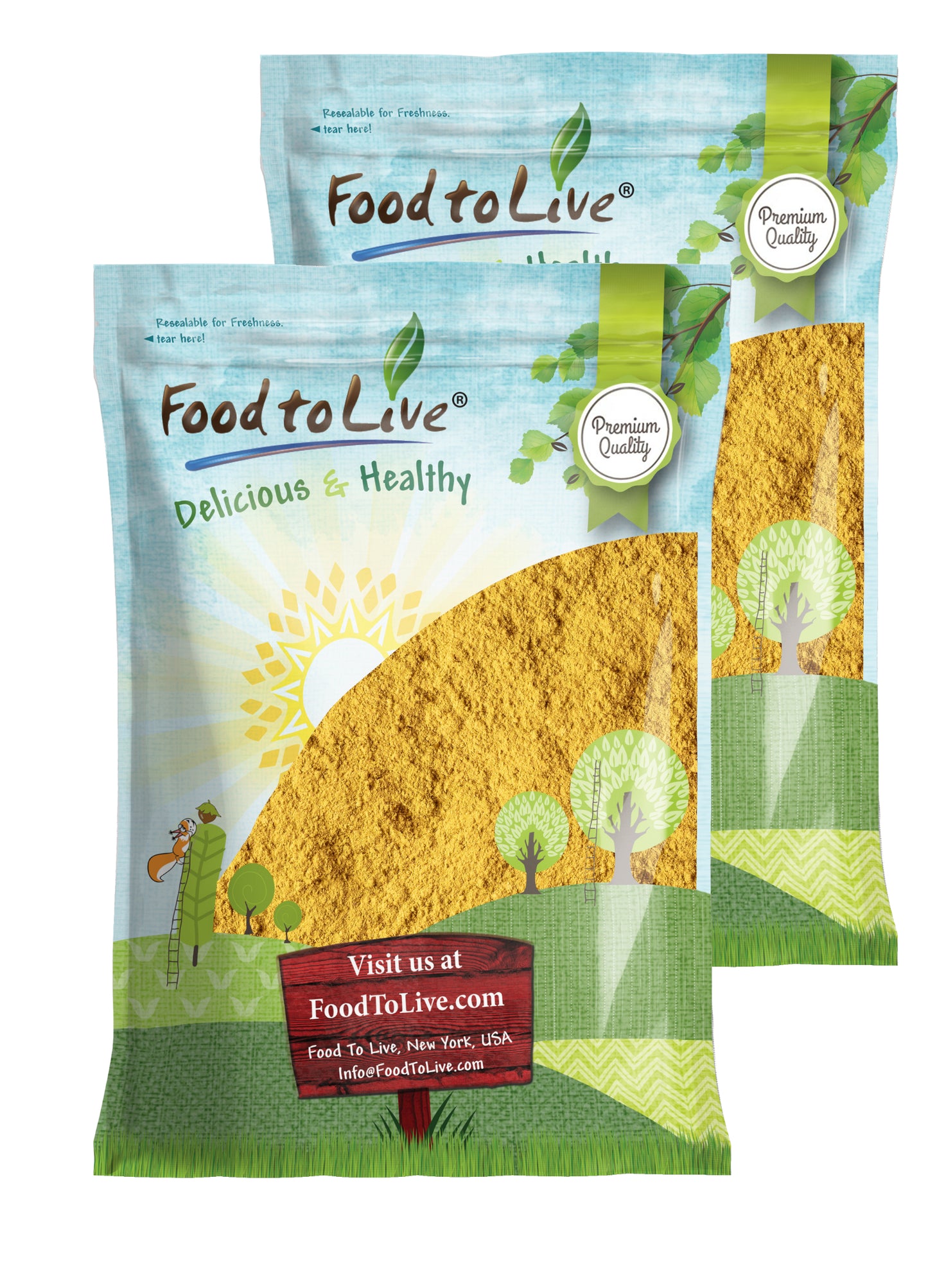 Organic Ground Yellow Mustard Seeds - by Food To Live