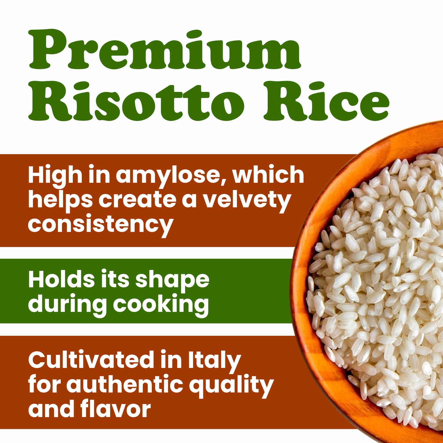 Organic Carnaroli Rice – by Food to Live