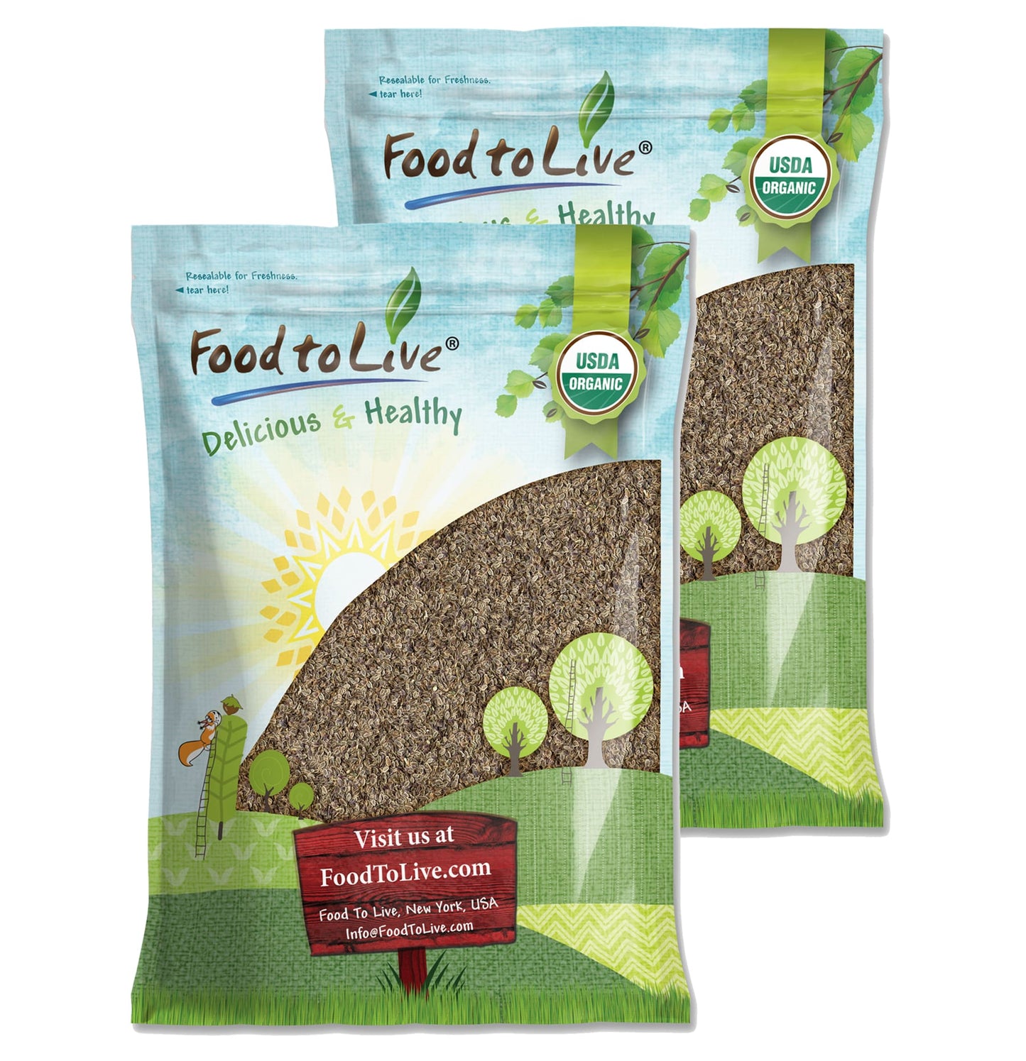 Organic Dill Seeds - by Food To Live