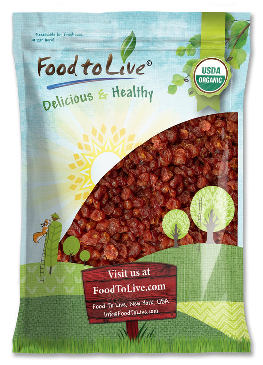Organic Dried Sour Cherries - by Food To Live