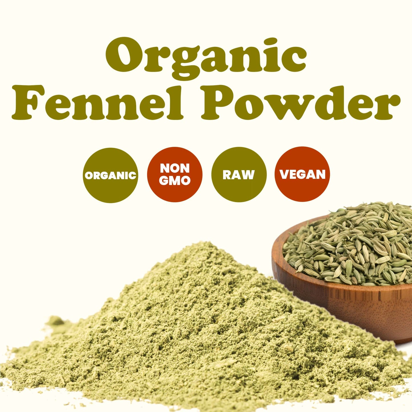 Organic Fennel Seed Powder - by Food To Live