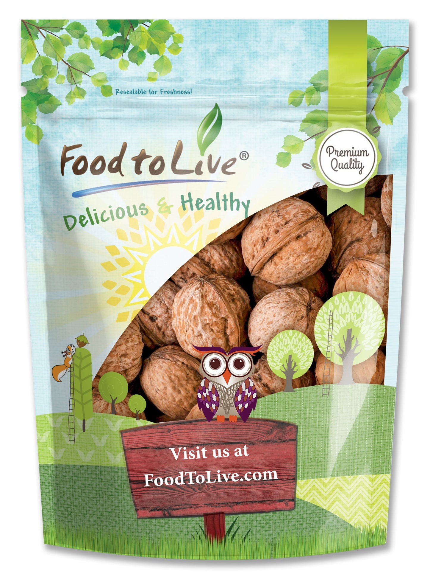 Jumbo Walnuts in Shell - by Food To Live