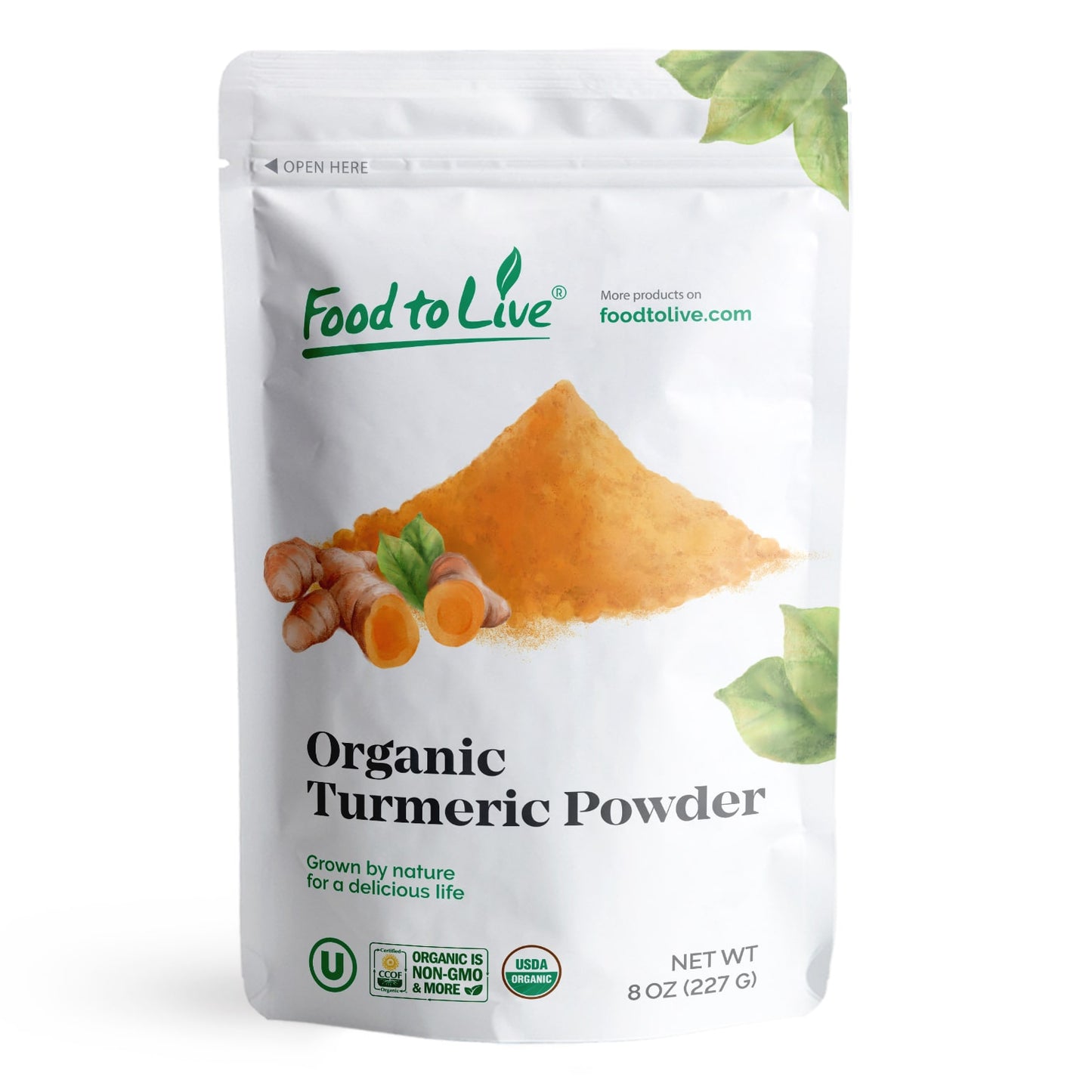Organic Turmeric Powder - by Food To Live