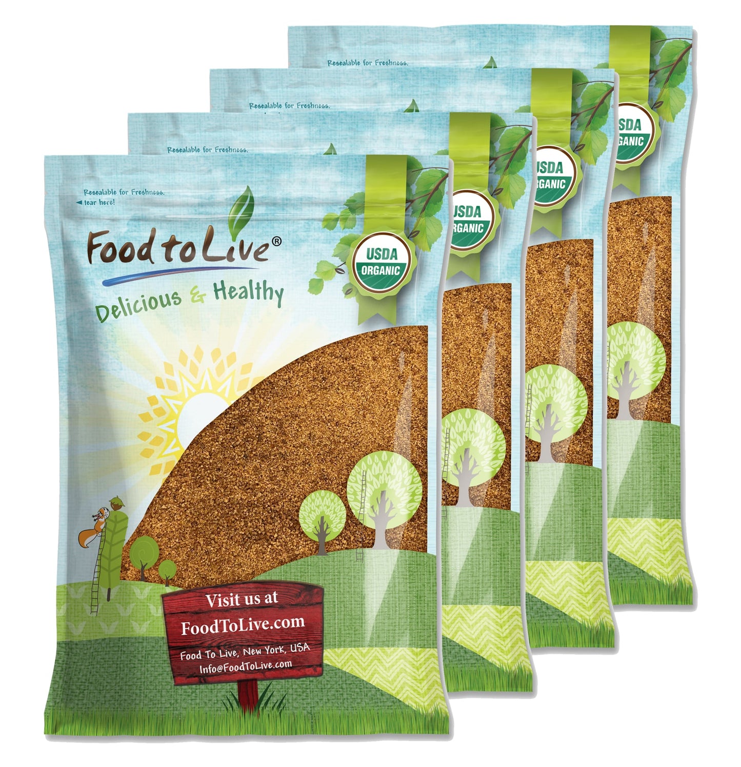 Organic Brown Coconut Sugar - by Food To Live