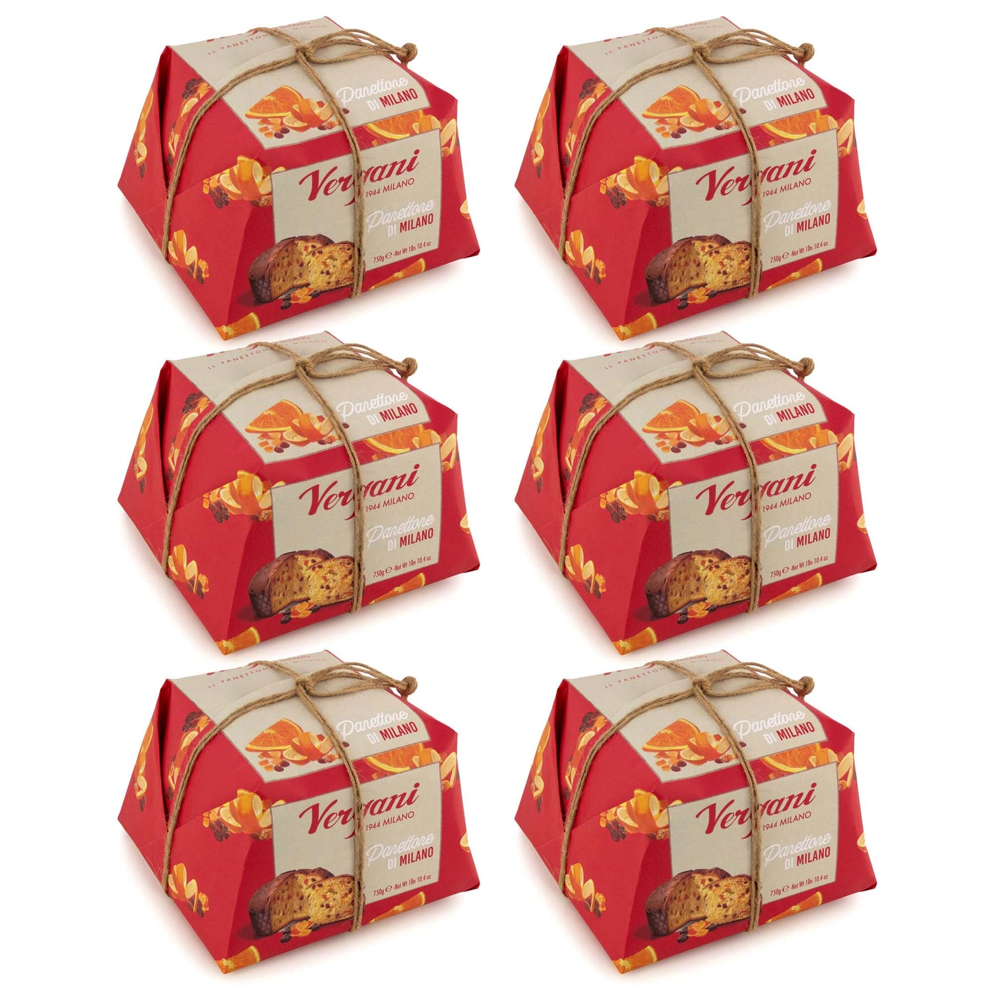 Vergani Classic Panettone - Artisan Holiday Bread - 750g (1.65 lb)