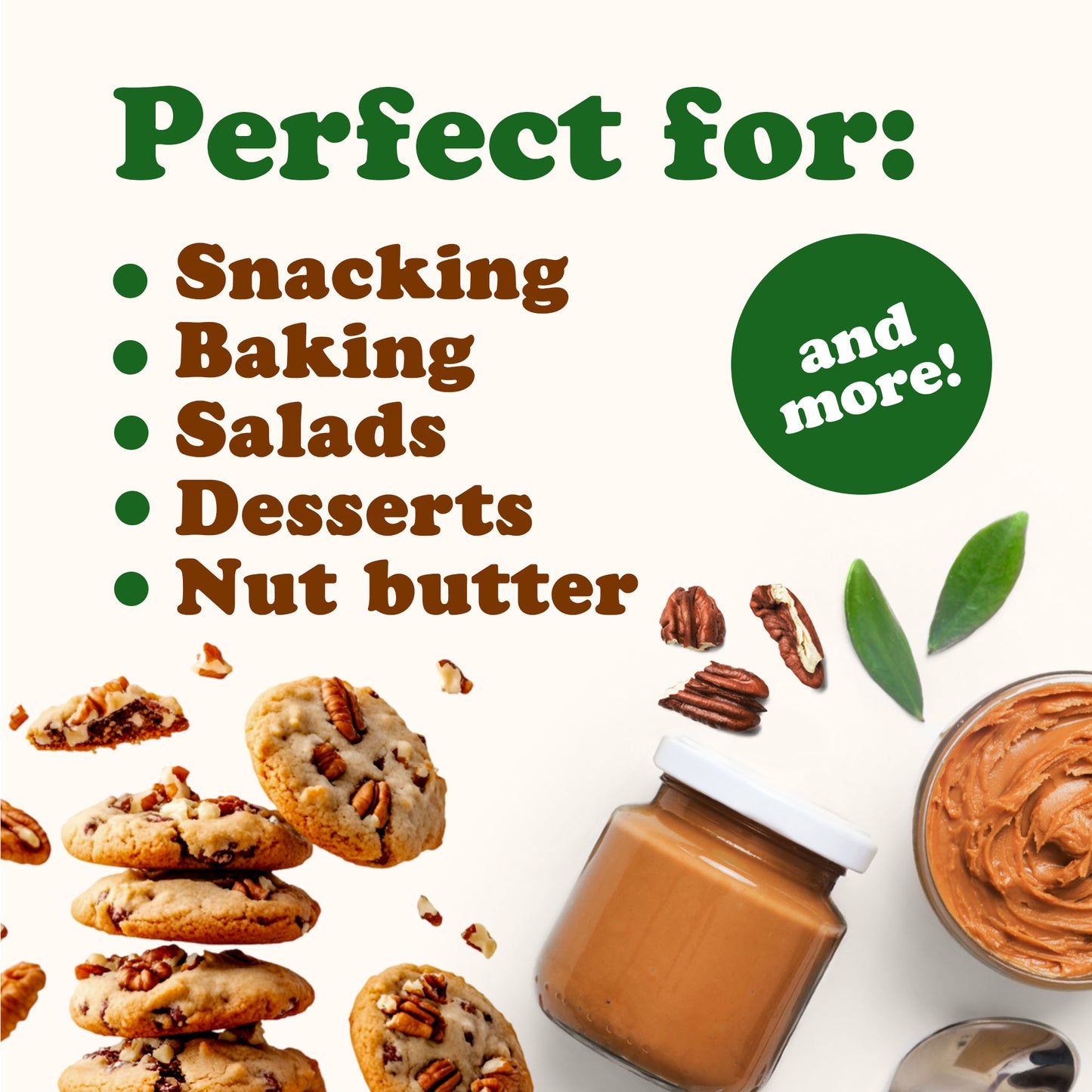 Organic Roasted Pecan Pieces with Himalayan Salt – by Food to Live