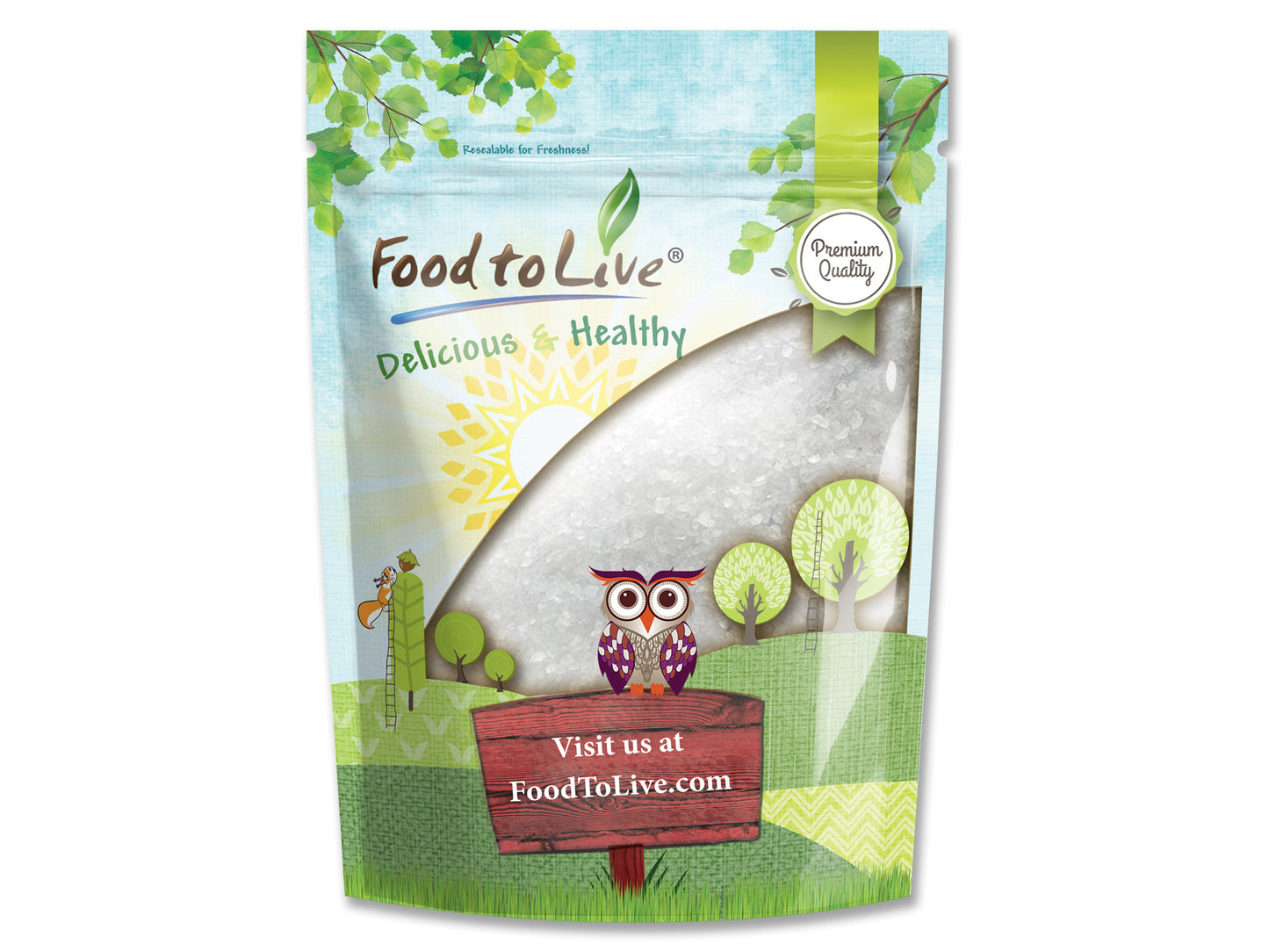 Coarse Mediterranean Sea Salt - by Food To Live