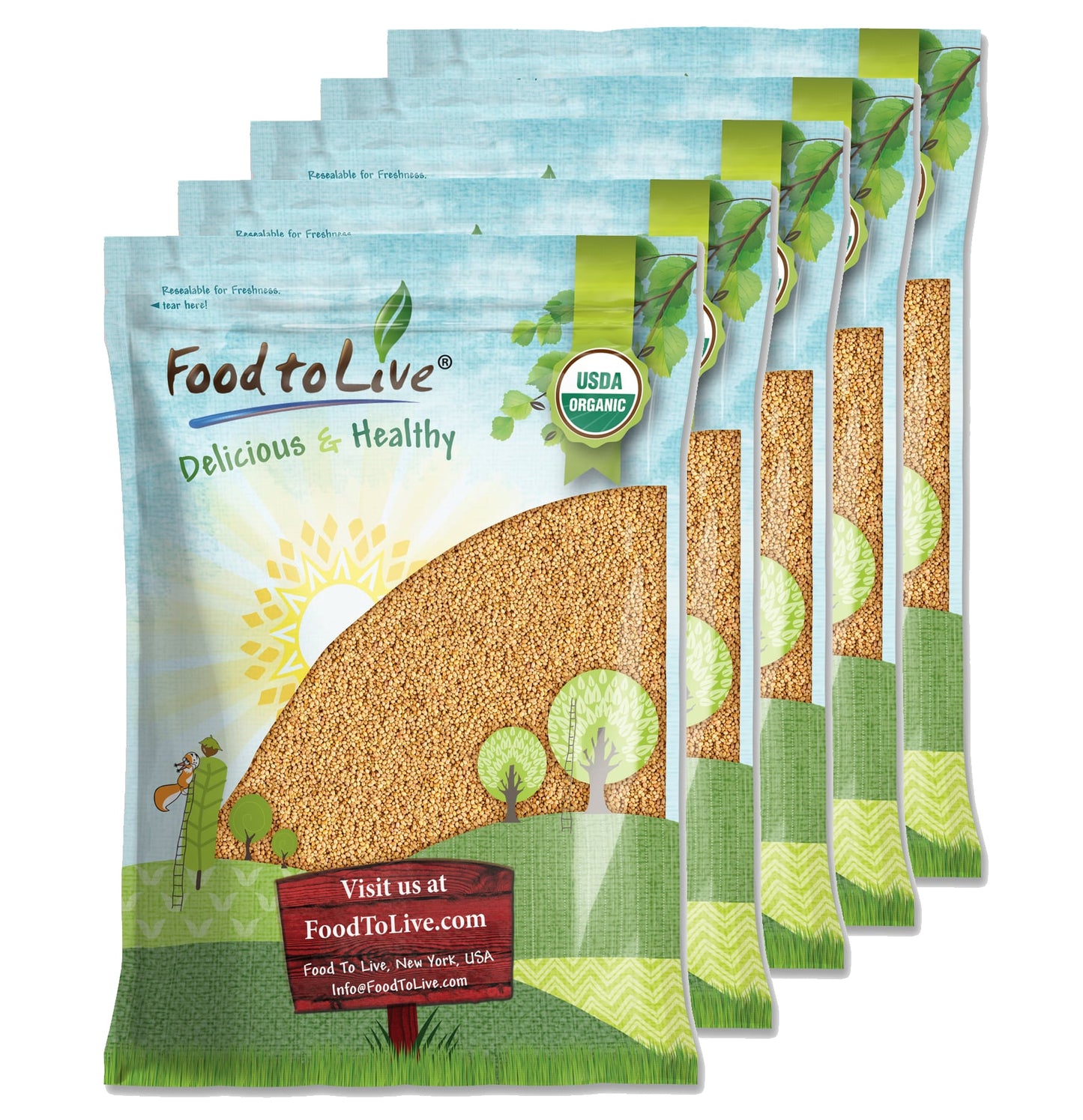 Organic Clover Sprouting Seeds - by Food To Live