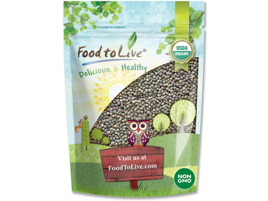 Organic French Green Lentils - by Food To Live