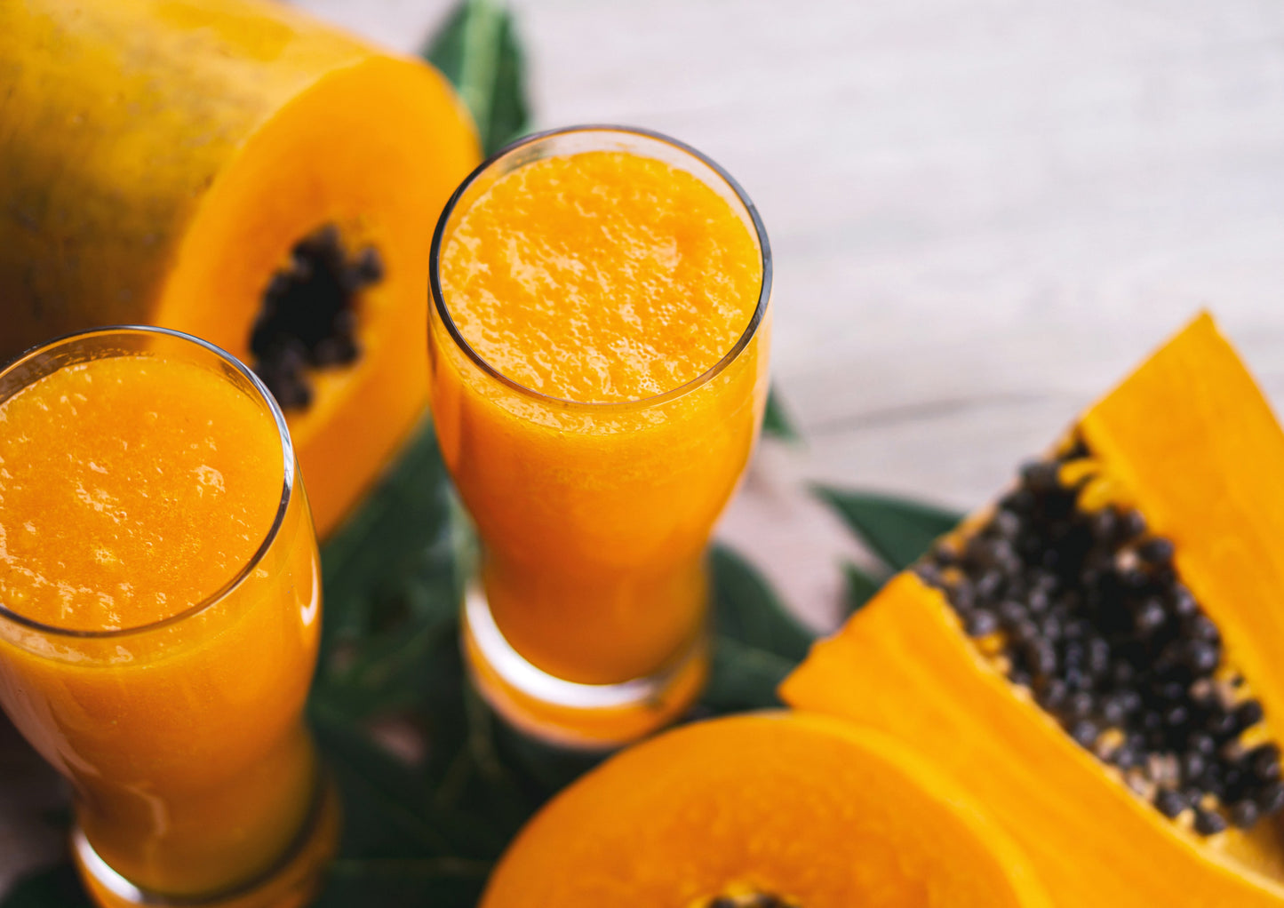 Papaya Juice Powder - Made from Raw Dried Fruit, Unsulfured, Vegan, Bulk, Great for Baking, Juices, Smoothies, Yogurts, and Instant Breakfast Drinks, No Sulphites - by Food to Live
