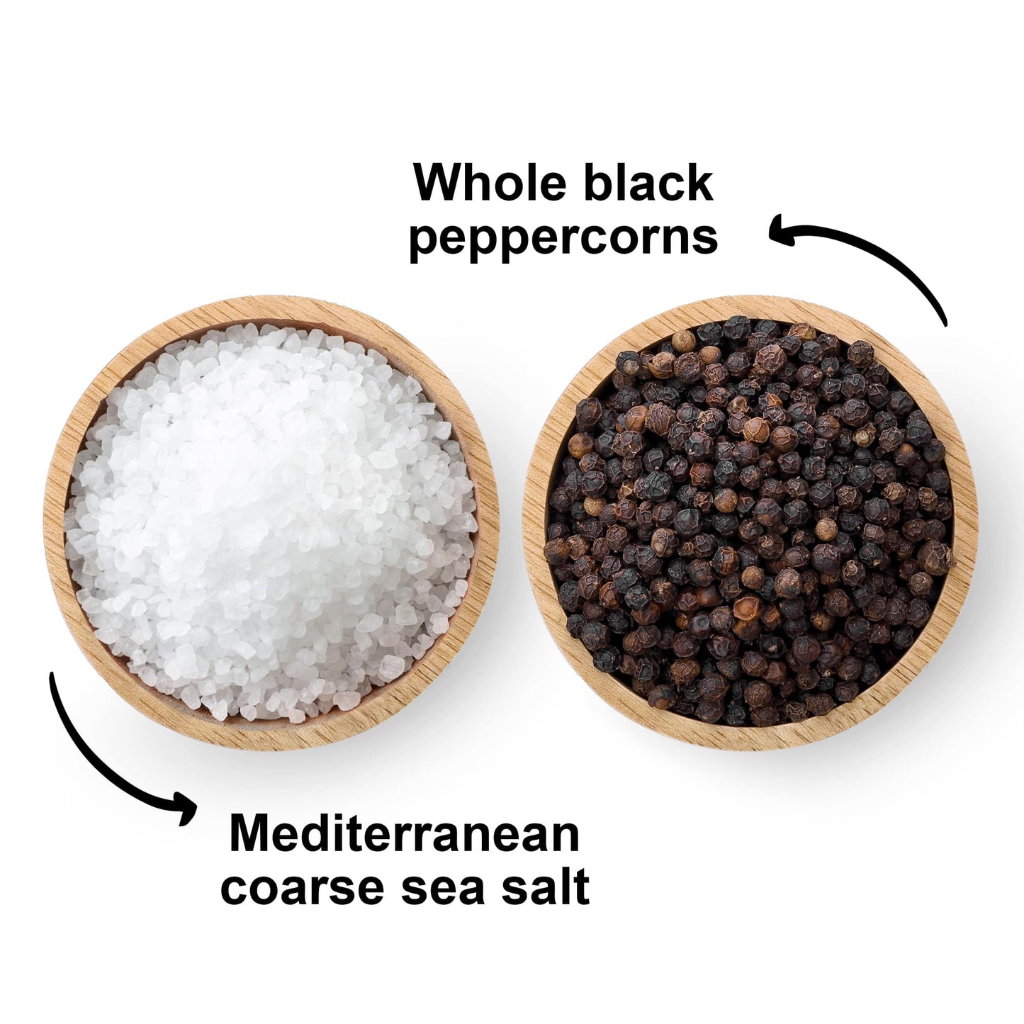 Gourmet Sea Salt and Pepper Set - by Food To Live