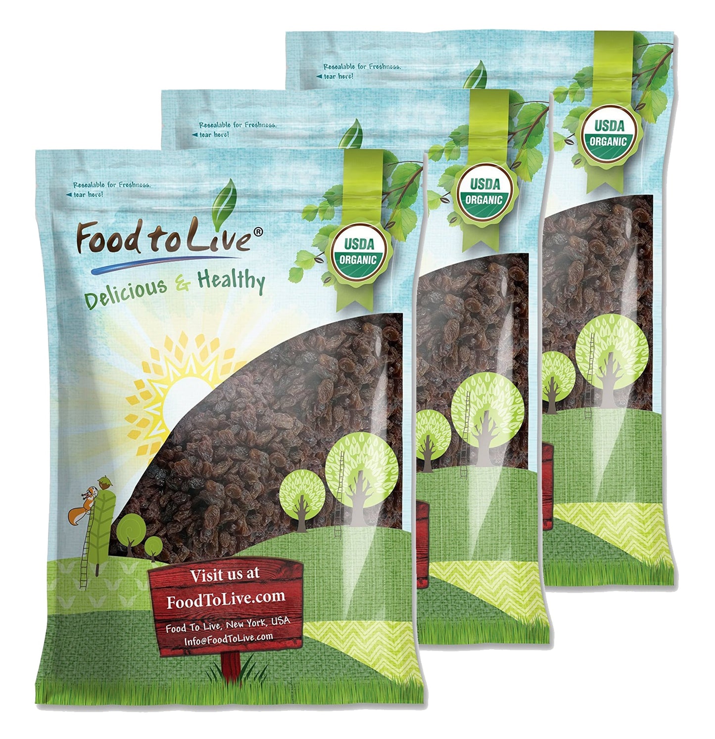 California Organic Raisins - by Food To Live