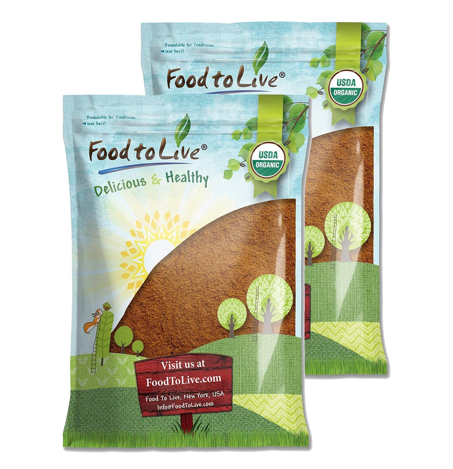 Organic Cacao Powder - by Food To Live