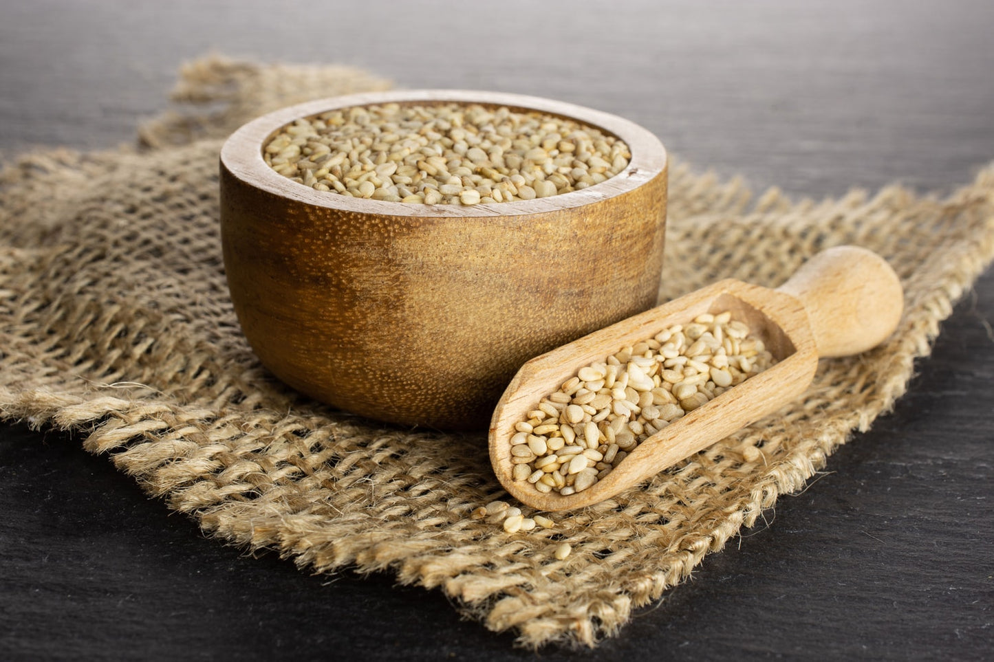Organic Unhulled Sesame Seeds - by Food To Live