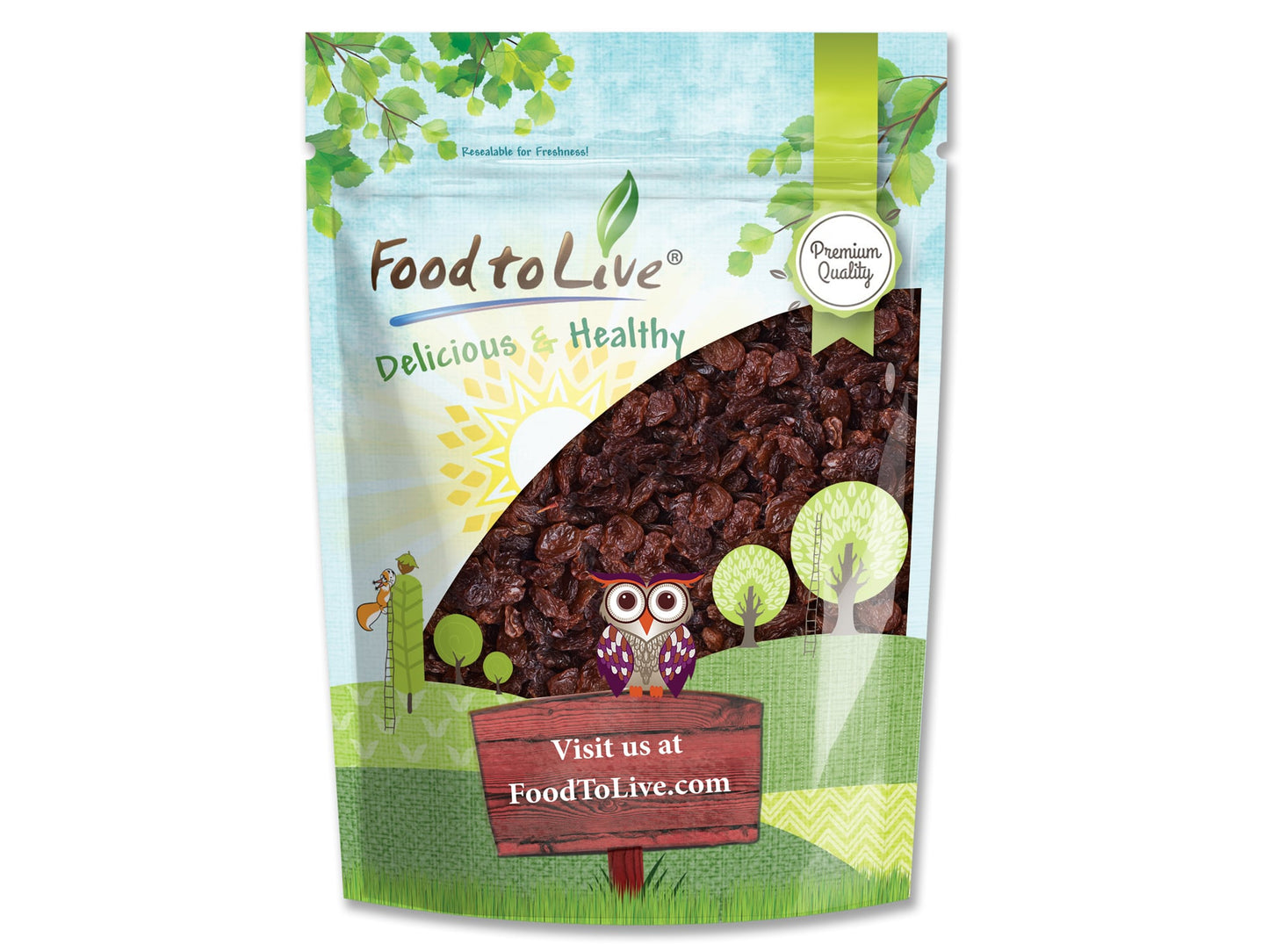 Sultana Raisins - by Food To Live