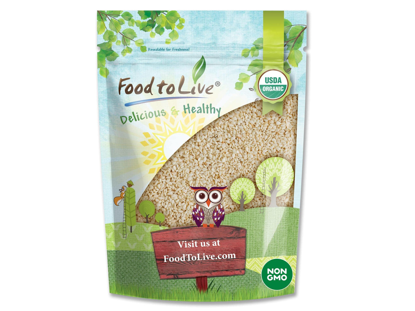Organic Sesame Seeds - by Food To Live