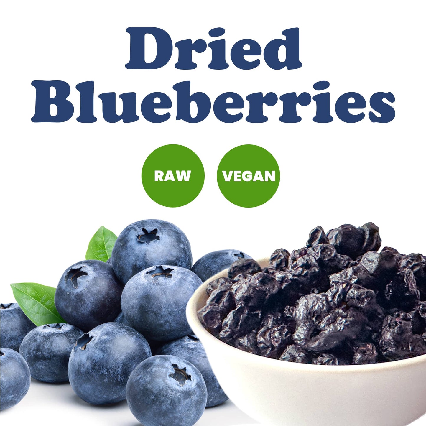 Dried Blueberries - by Food To Live