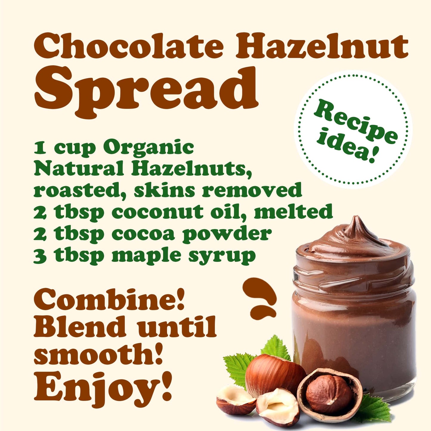 Organic Hazelnuts / Filberts - by Food To Live