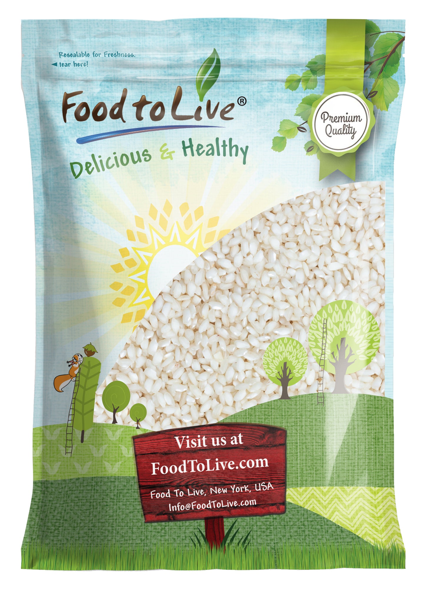 Organic Carnaroli Rice – by Food to Live