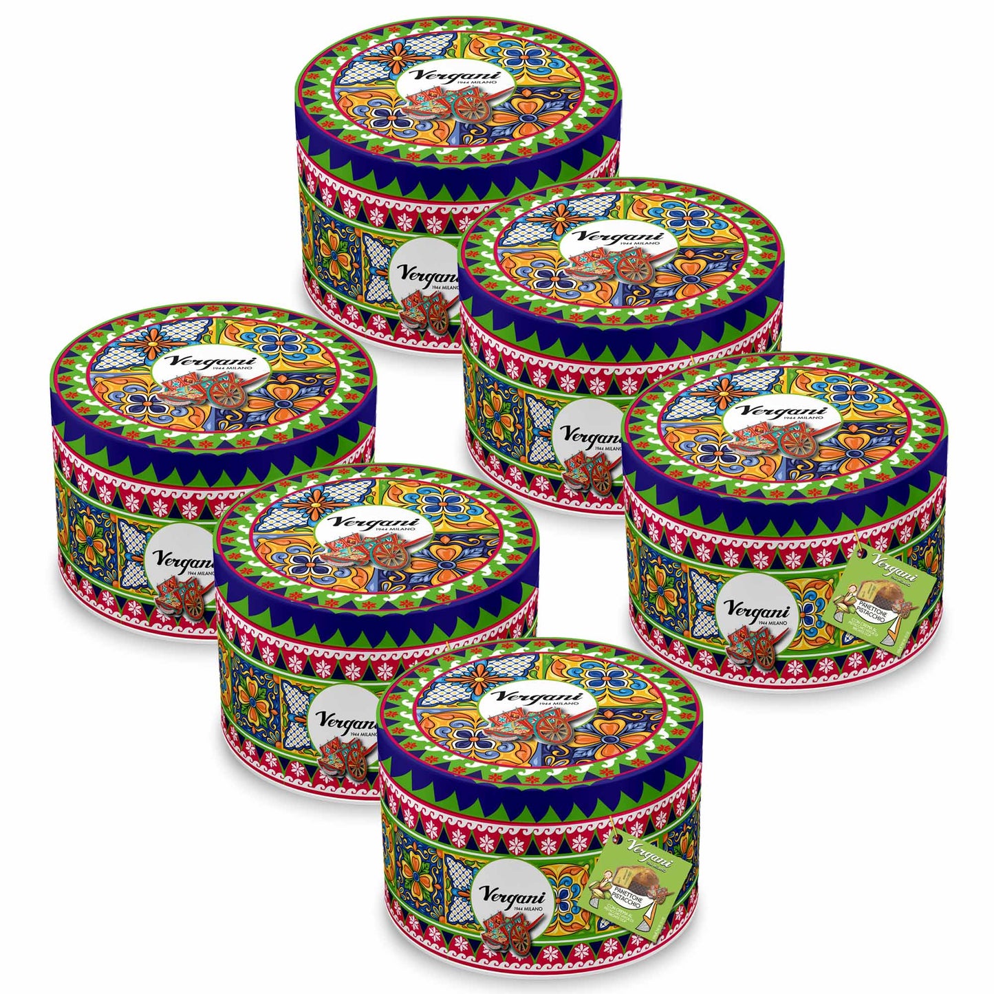 Vergani Sicily Pistachio Panettone -750g (1.65 lb)