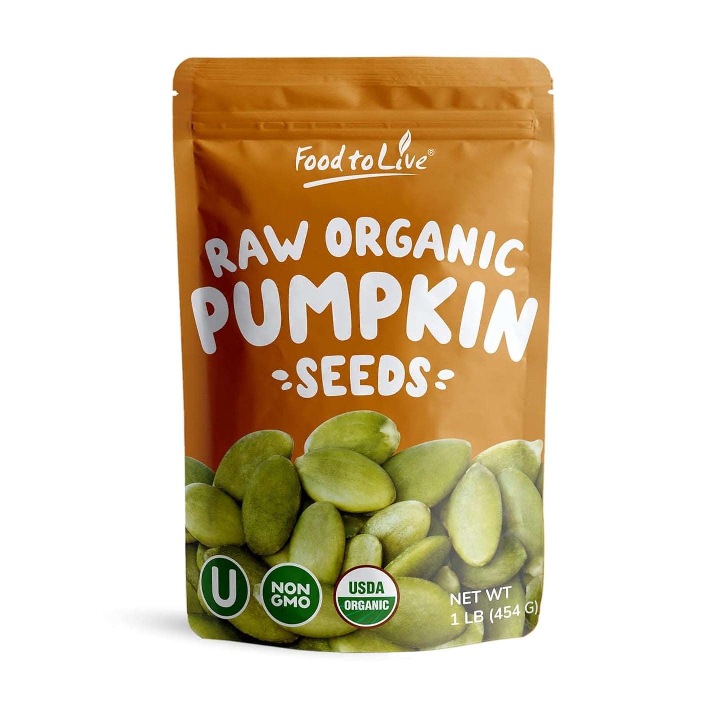Organic Sprouted Pumpkin Seeds with Himalayan Salt - by Food To Live