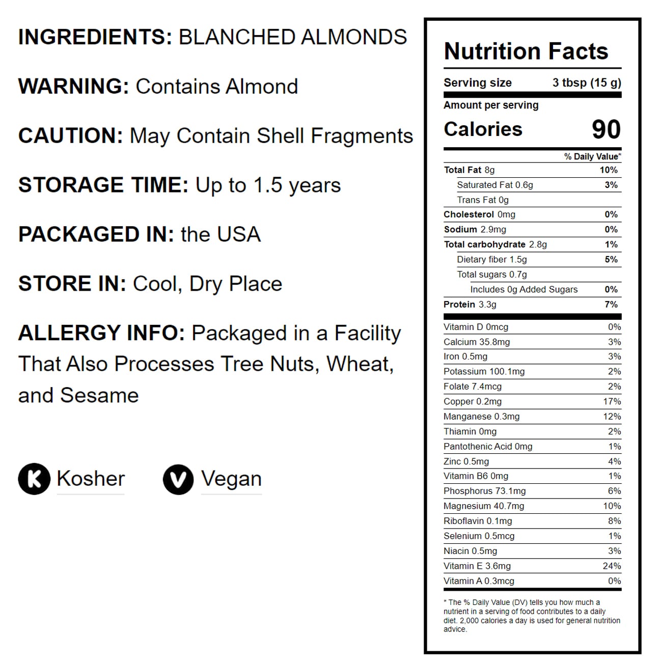 Blanched Almond Flour - by Food To Live