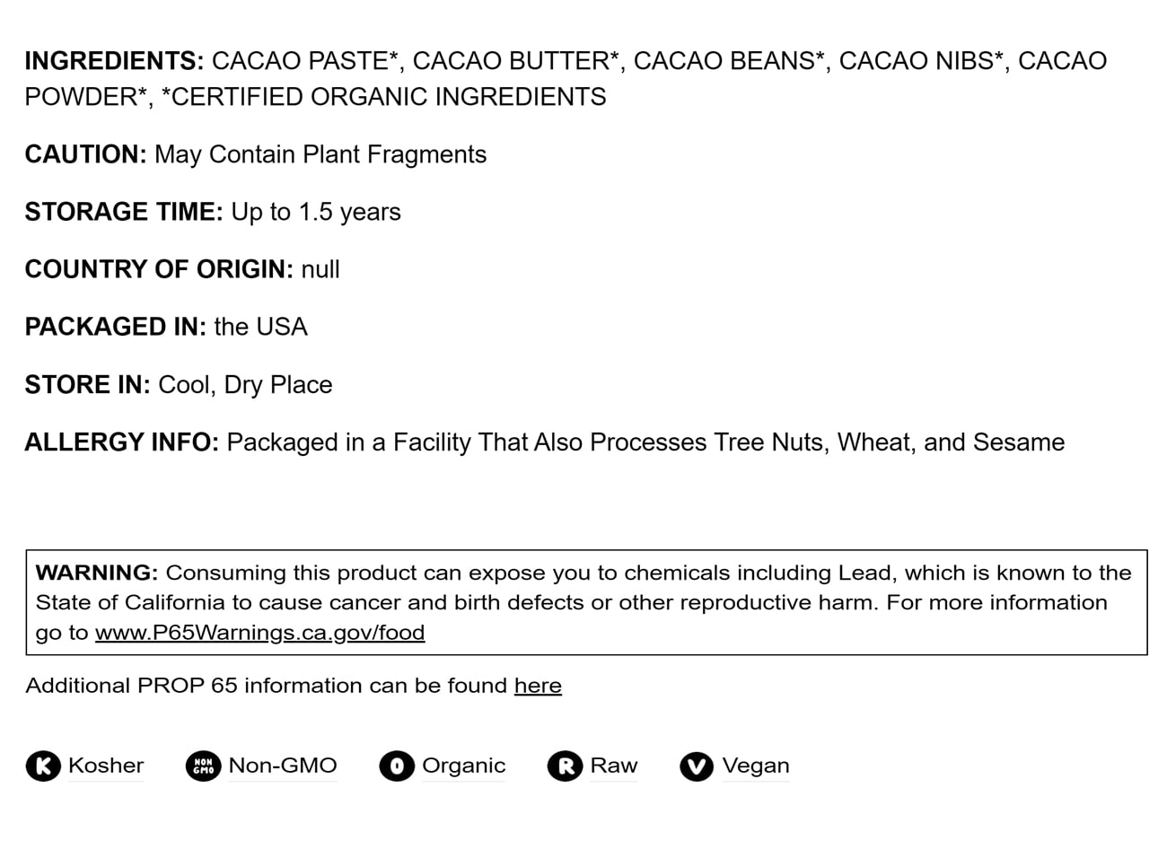 Inspired Chocolatier - Organic Gift Box - by Food To Live