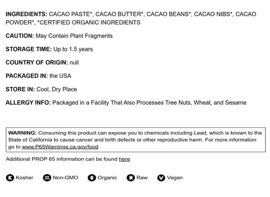 Inspired Chocolatier - Organic Gift Box - by Food To Live