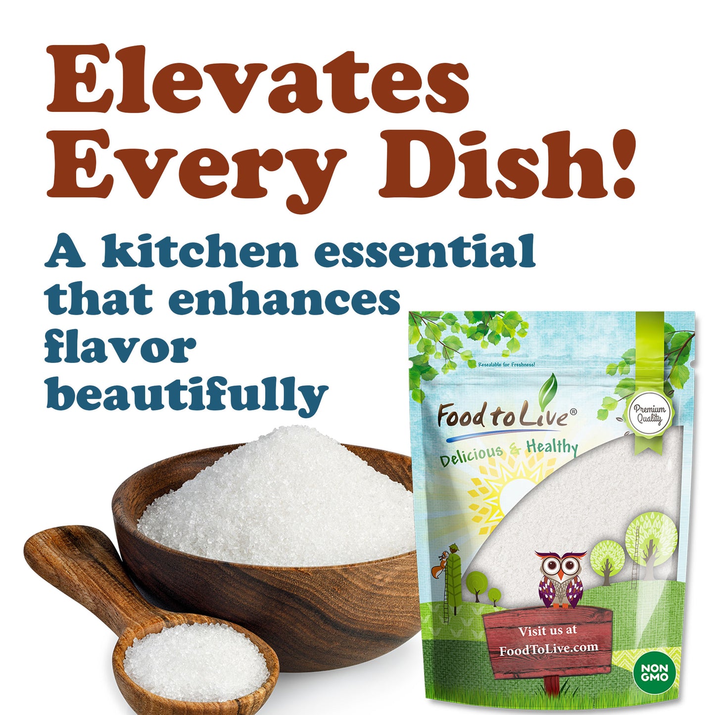 Mediterranean Fine Sea Salt - by Food to Live