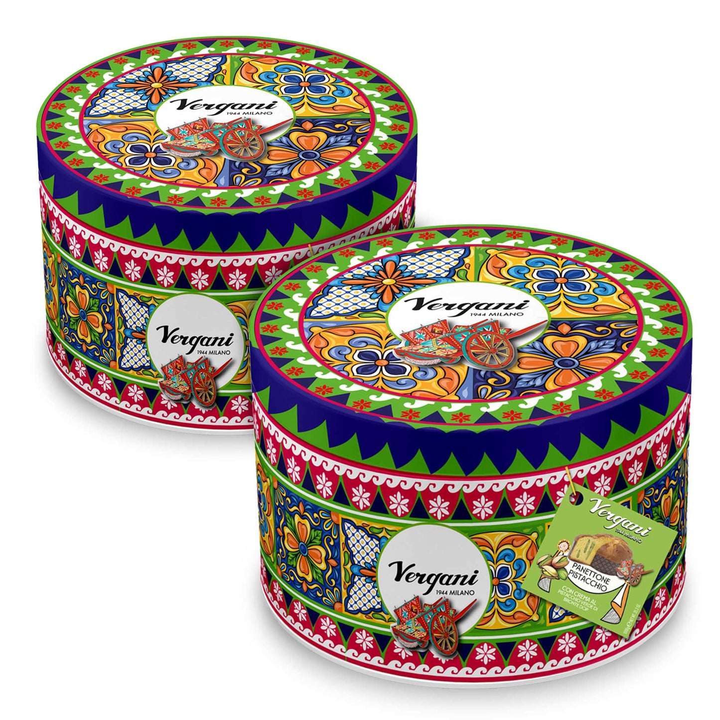 Vergani Sicily Pistachio Panettone -750g (1.65 lb)