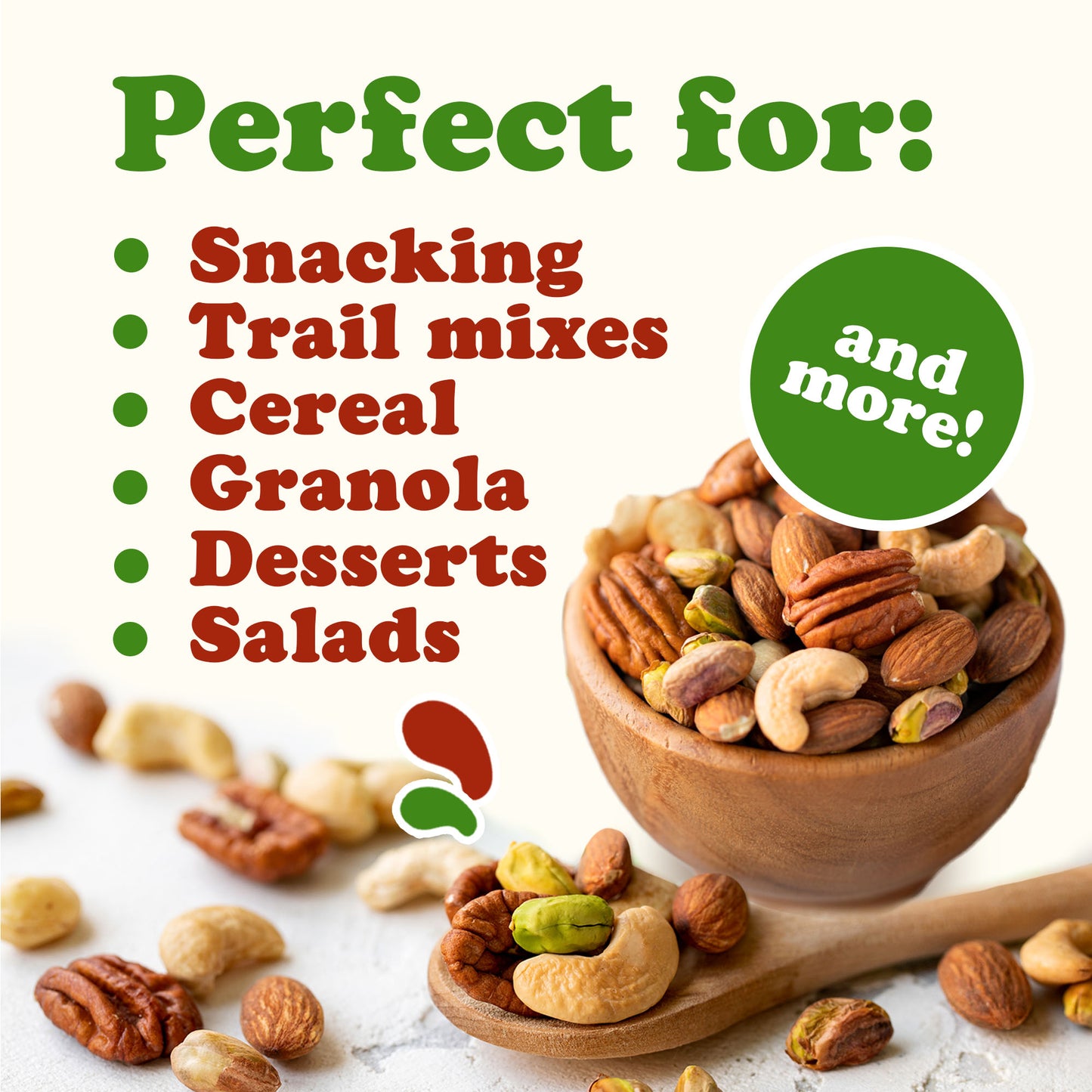 Organic Four Nuts Mix - by Food to Live