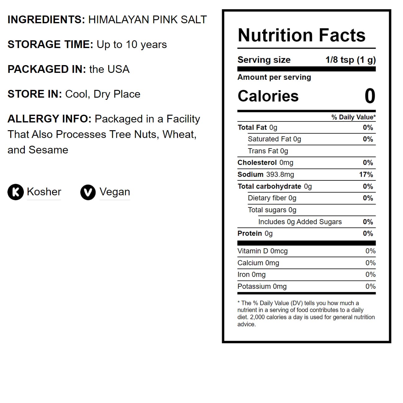 Himalayan Pink Salt - by Food To Live